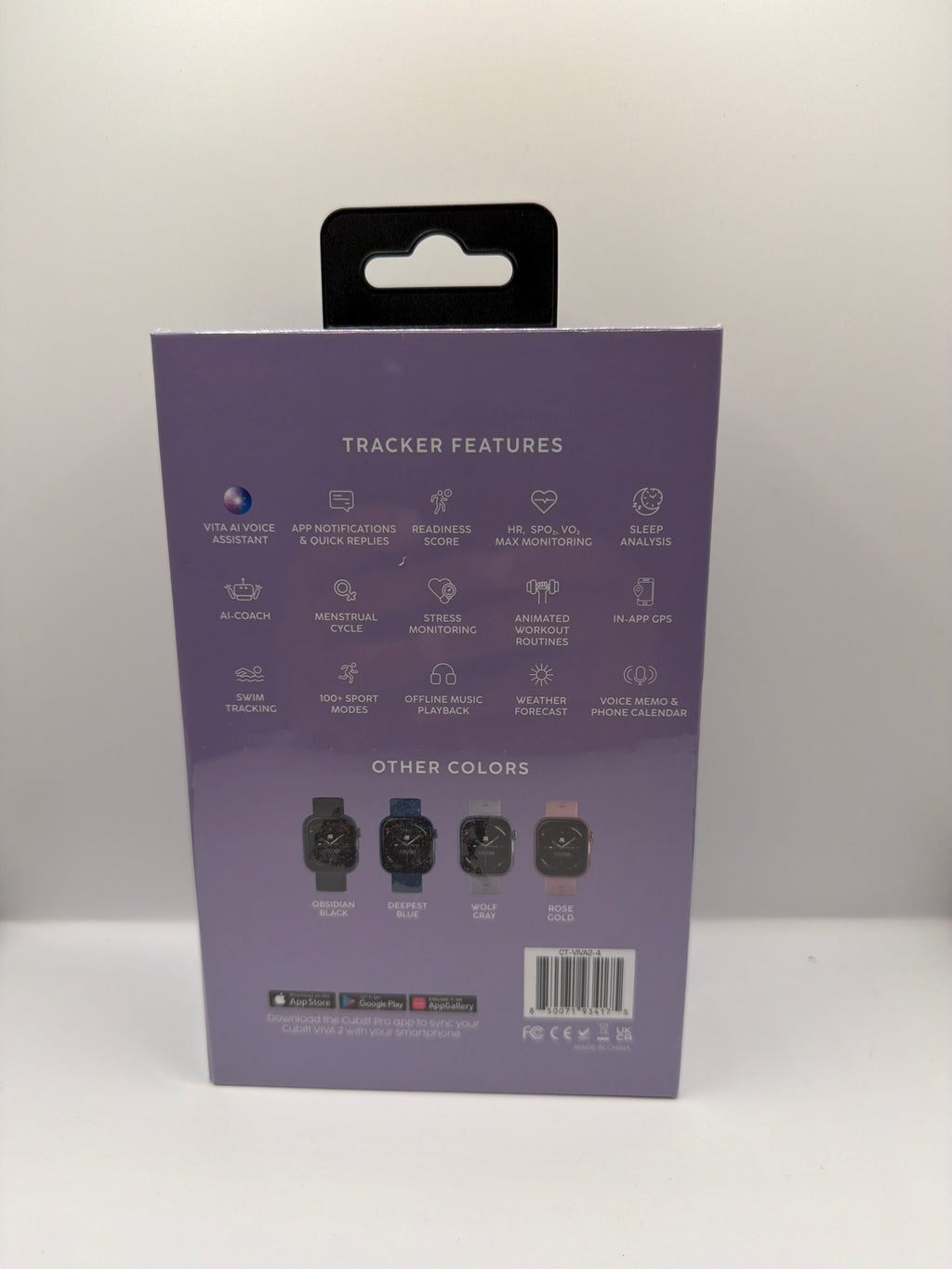Cubit Viva 2 Smartwatch – Purple/Lavender