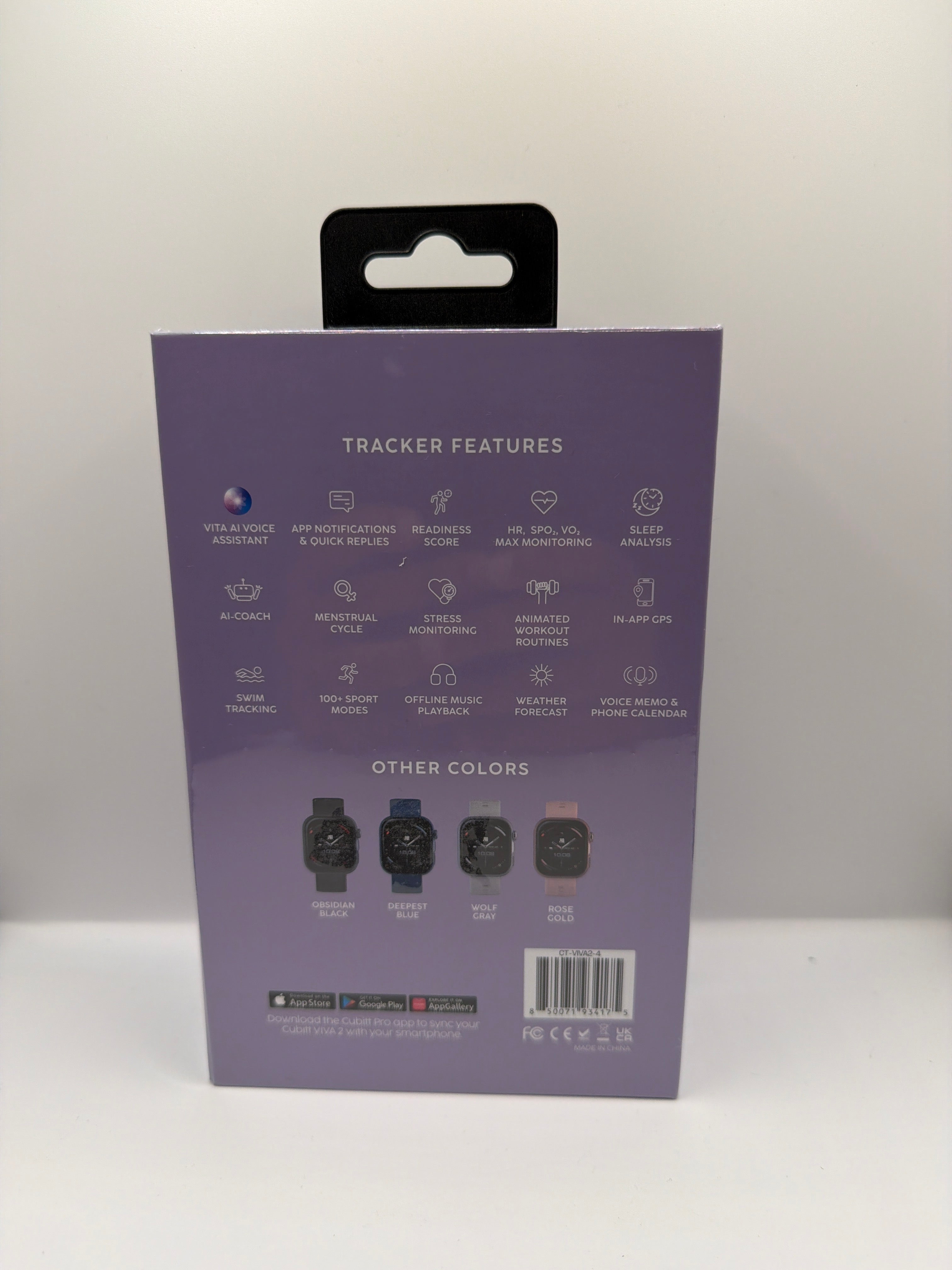 Cubit Viva 2 Smartwatch – Purple/Lavender