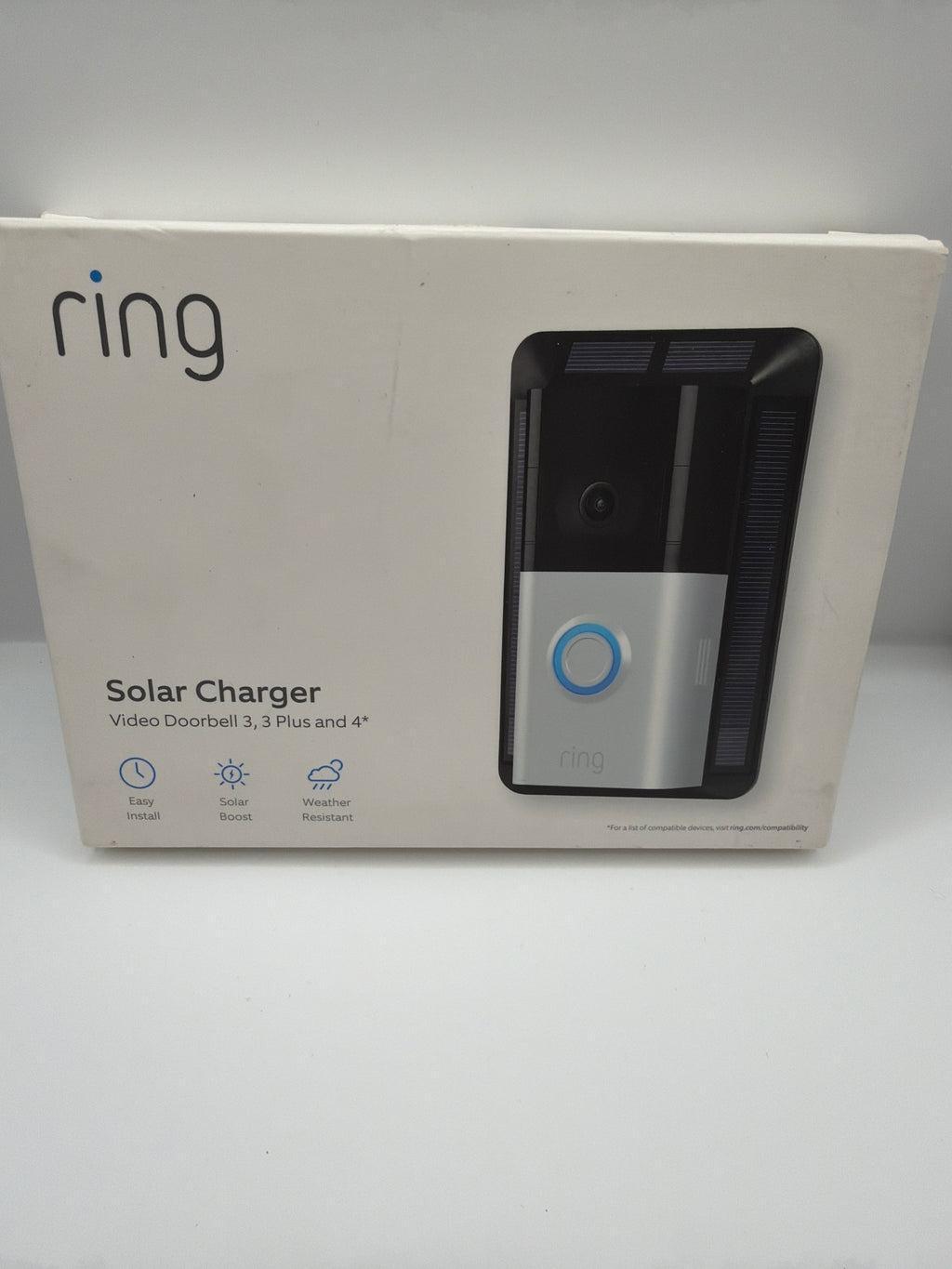 Ring Solar Charger Video Doorbell 3, 3 Plus and 4