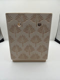 Debossed Pattern Wax Warmer