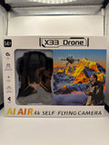 X33 AI Air 4K Dual Camera Foldable Drone with Gesture Control