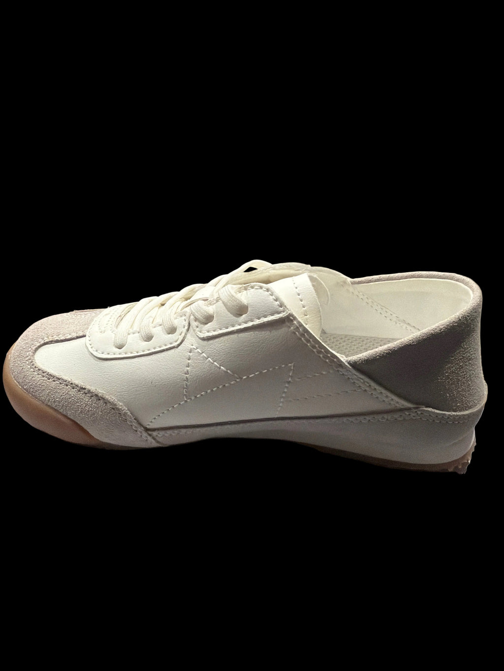 Dream Pairs Women’s White Red & Blue Backless Sneakers