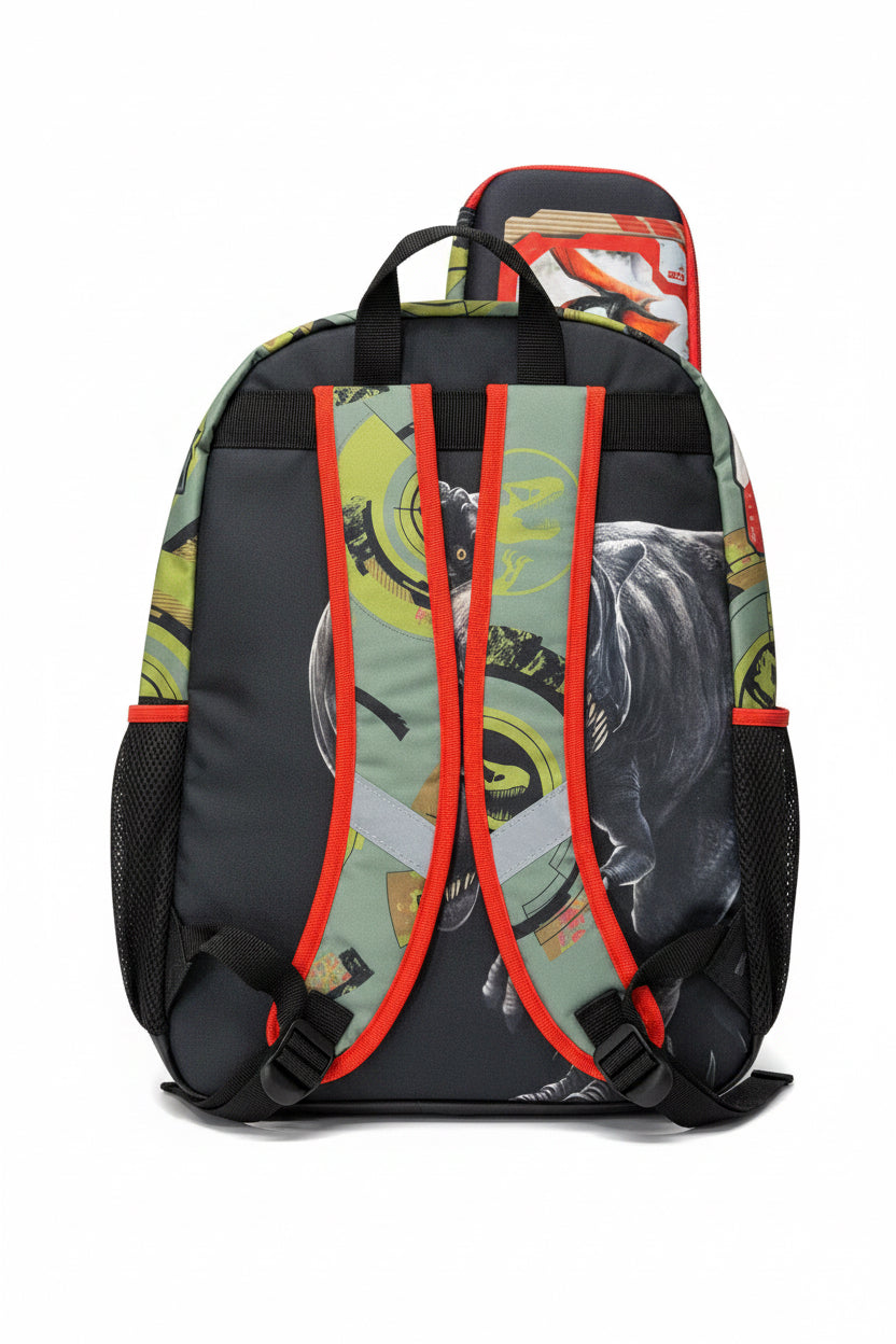 Jurassic World Rebirth Dinosaur 4-Piece Backpack Set – Kids School Set