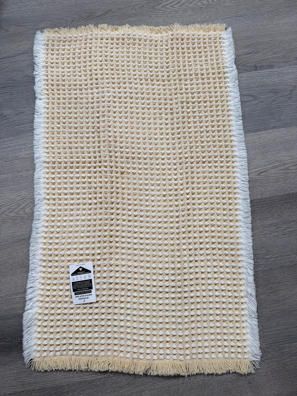 Waffle-Texture Kitchen or Bathroom Mat