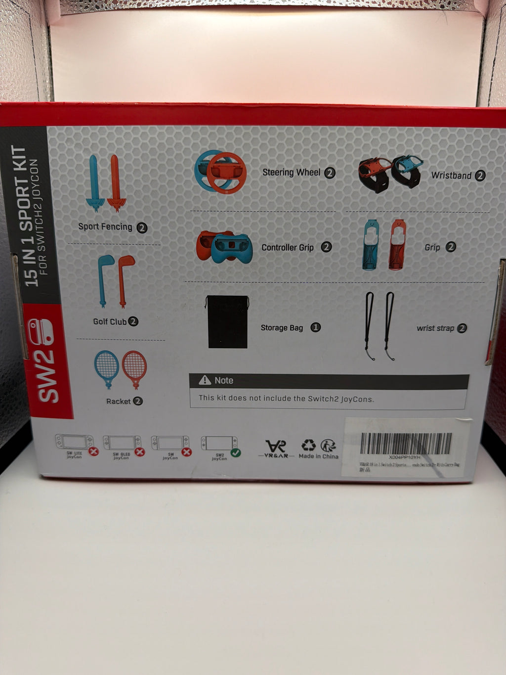 15-in-1 Sports Accessories Kit for Nintendo Switch 2 Joy-Con