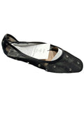 The Drop Women’s Black Mesh Rhinestone Ballet Flats – Size 9