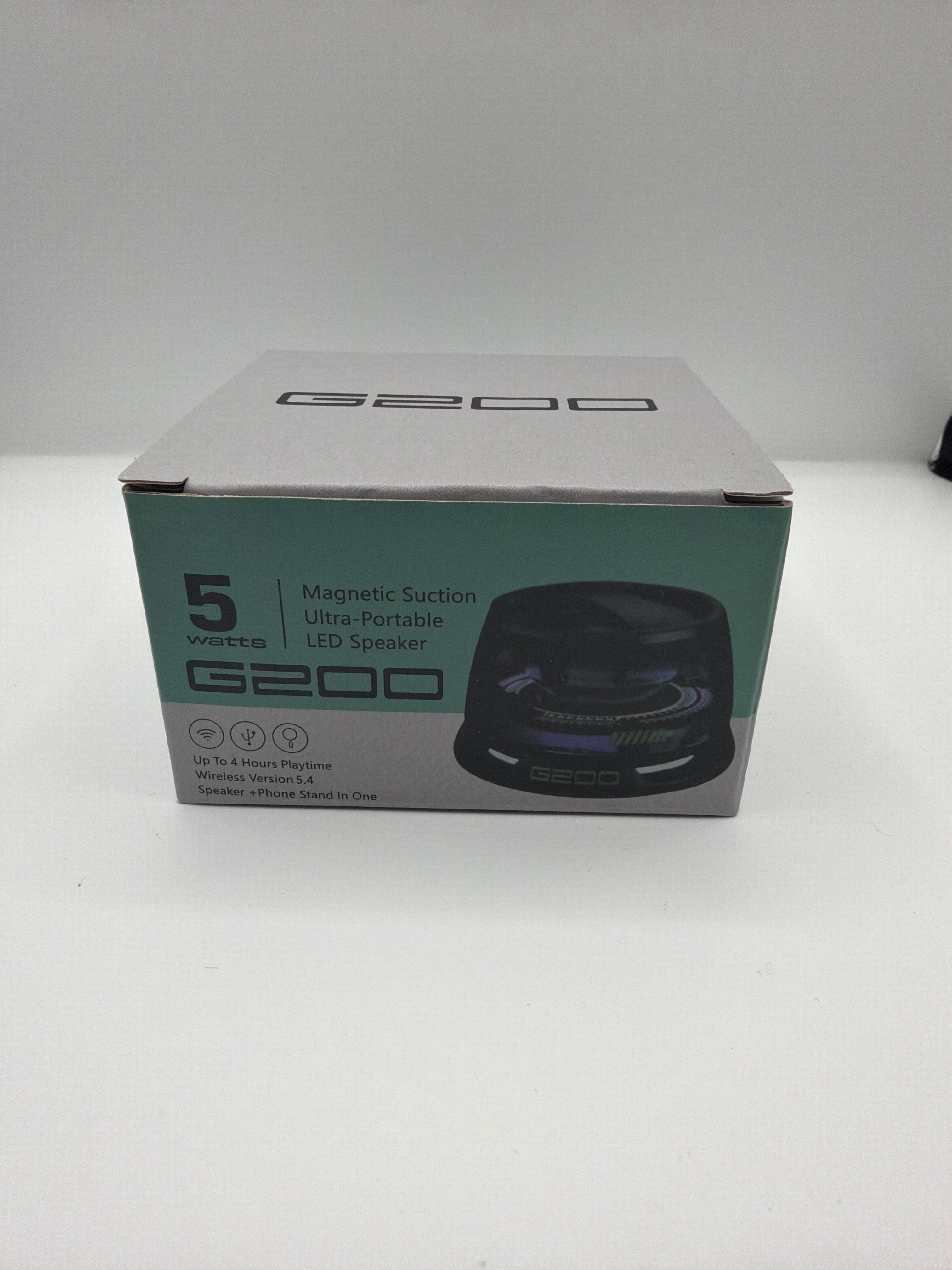 Magnetic suction Ultra Portable LED SPEAKER