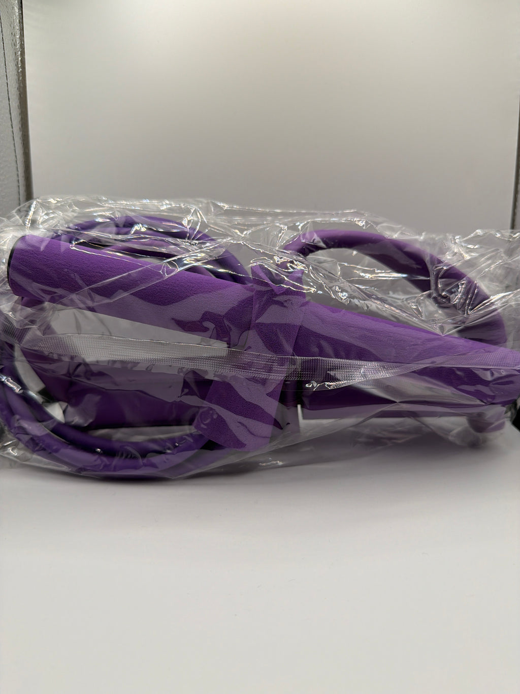 Purple Resistance Band Workout Set with Handles – Home Fitness Exercise Kit