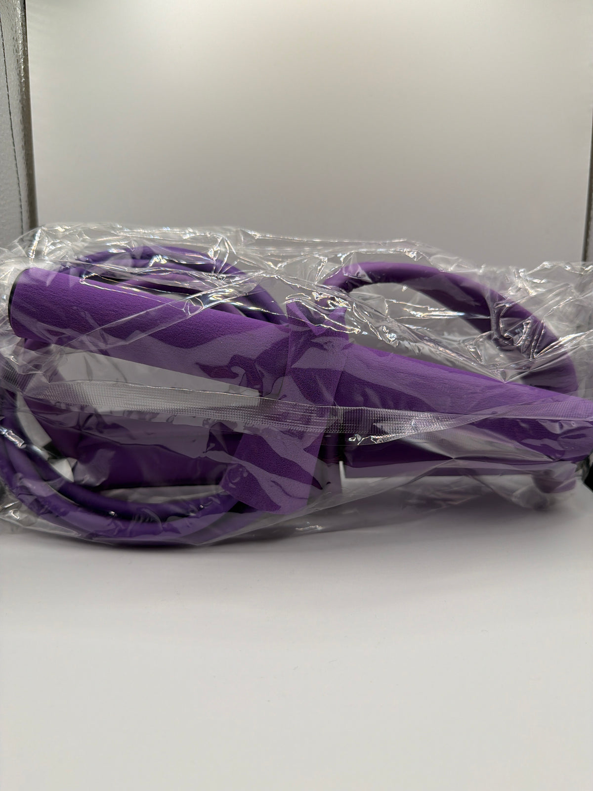 Purple Resistance Band Workout Set with Handles – Home Fitness Exercise Kit