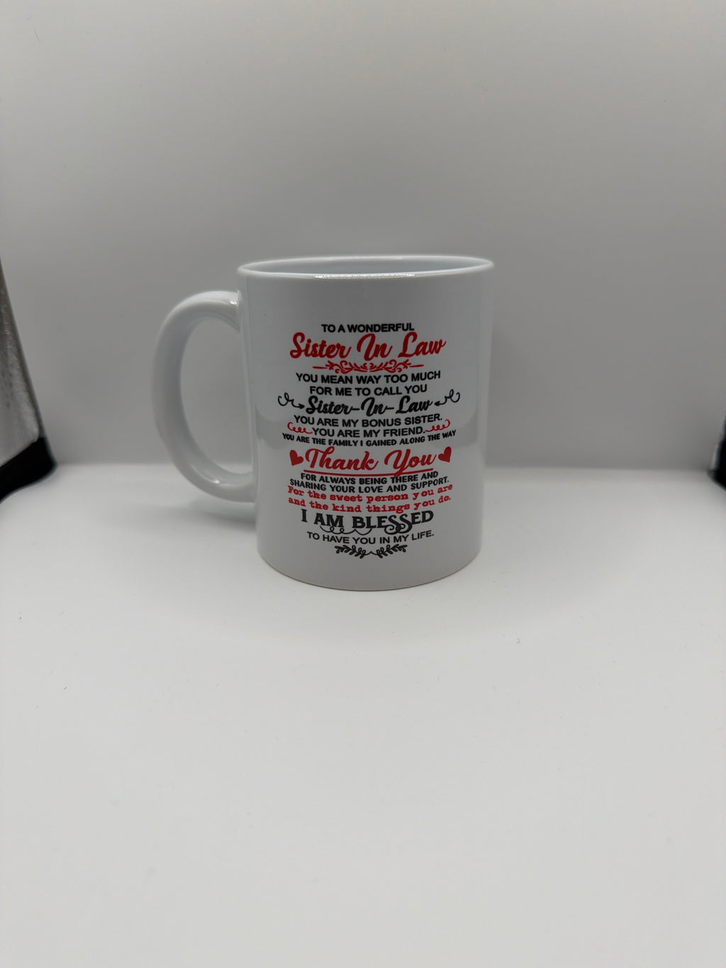 Sister-in-Law Gift Coffee Mug – Thank You Gift