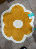 Pillowfort Flower Shaped Bath Rug – Mustard Yellow & Cream