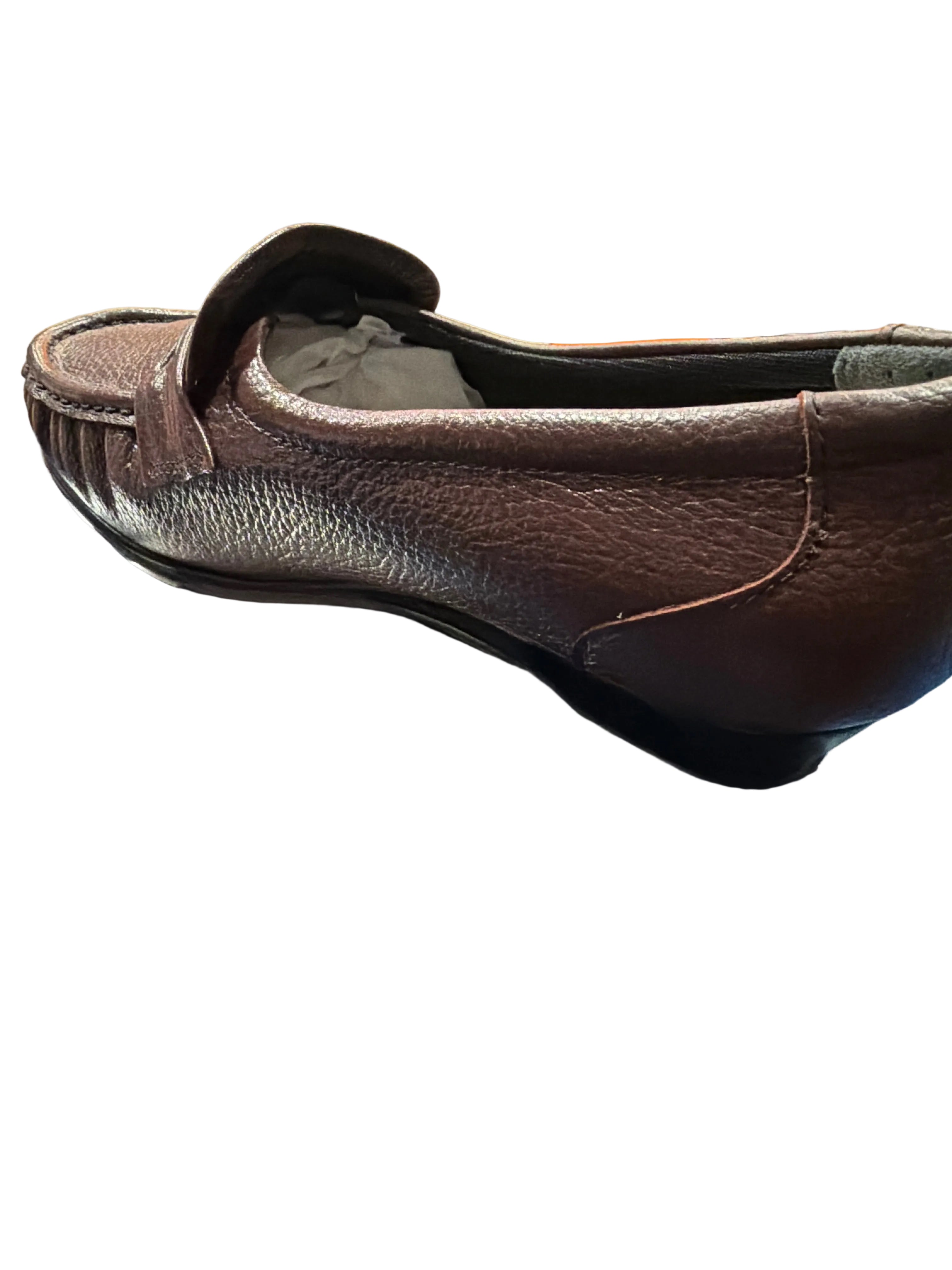 SAS Women’s Brown Leather Penny Loafer