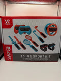 15-in-1 Sports Accessories Kit for Nintendo Switch 2 Joy-Con