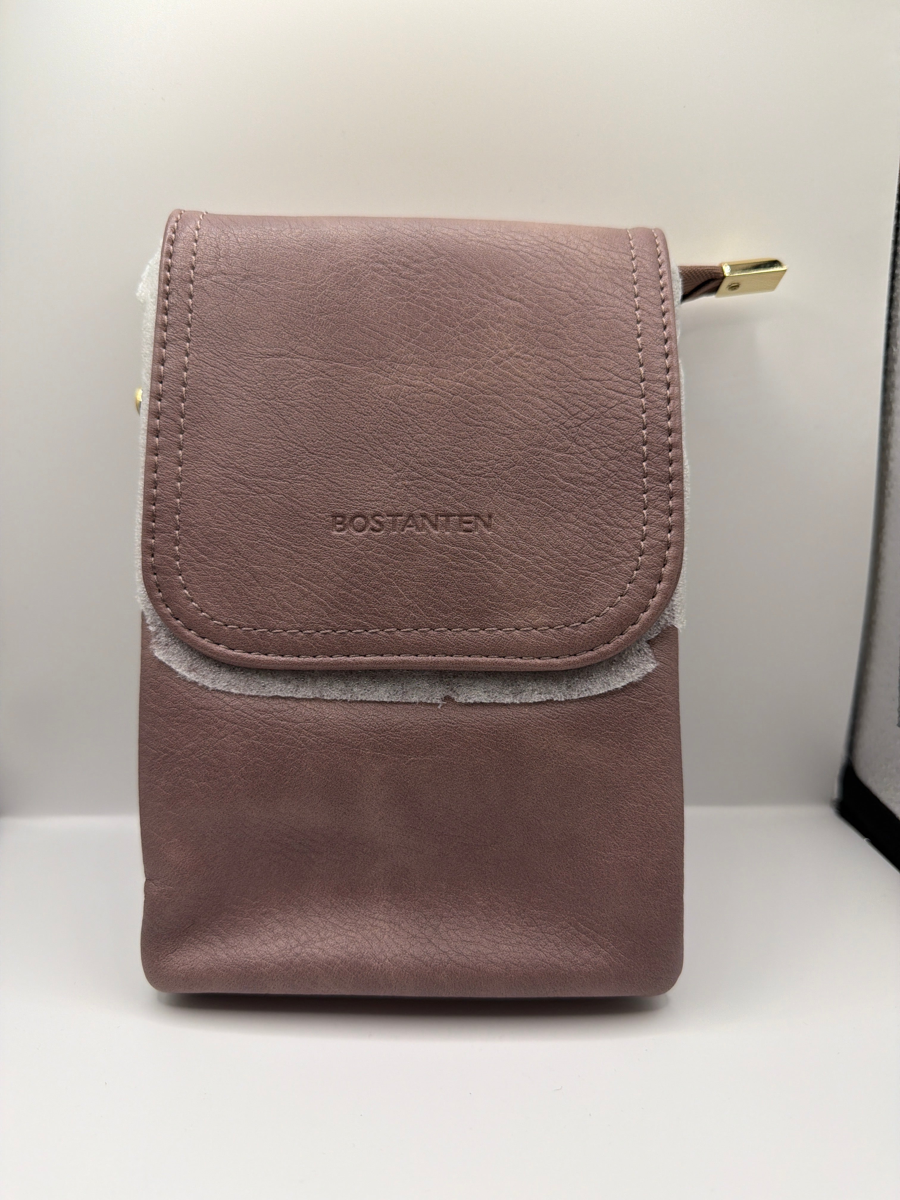 BOSTANTEN Small Crossbody Phone Bag – Dusty Rose/Mauve