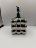 Modern Silver Soap & Lotion Dispenser – Decorative Chrome Finish