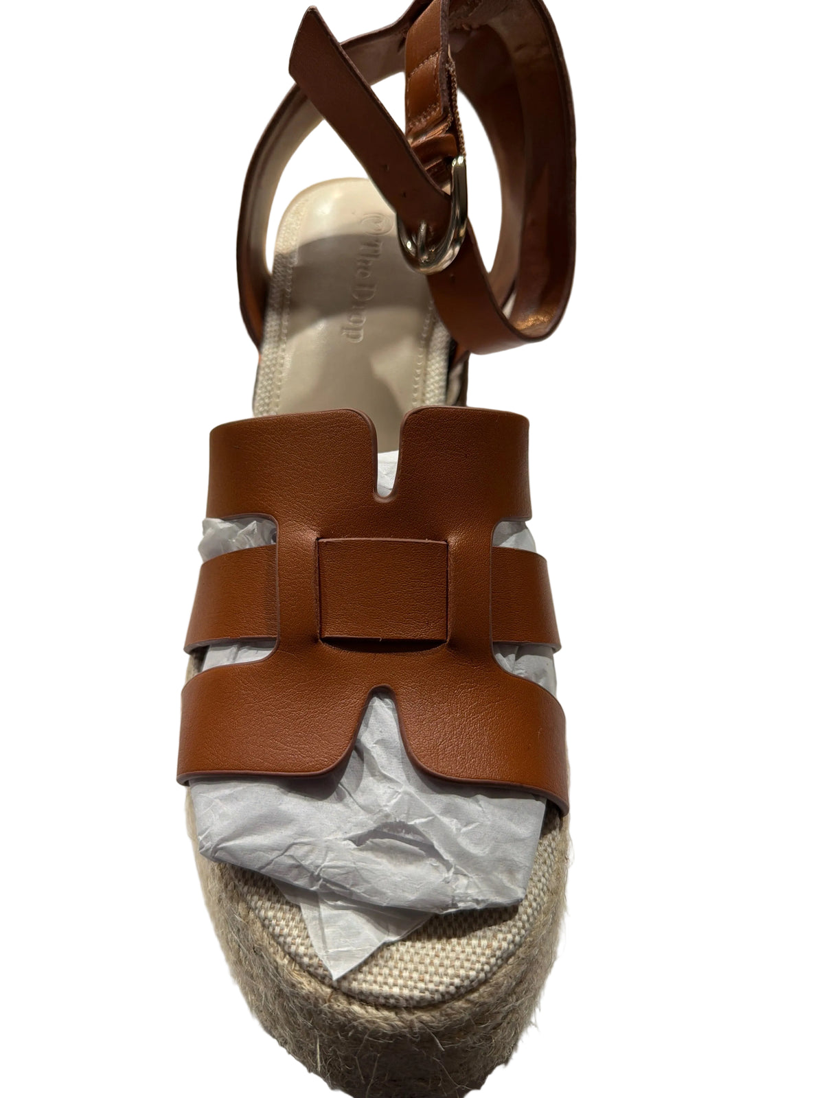 The Drop Women’s Brown Espadrille Platform Heels