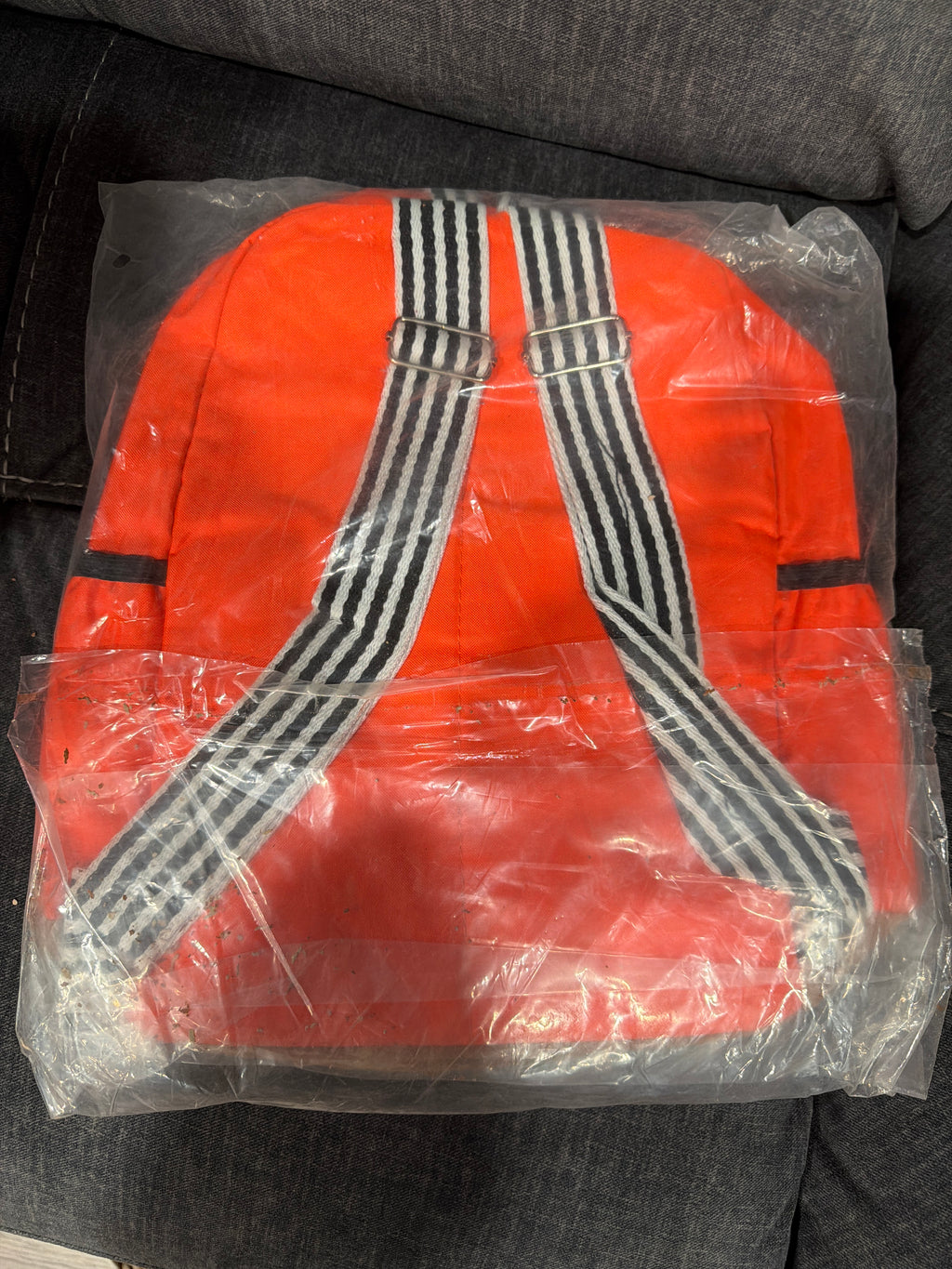 Orange Casual Backpack with Front Pocket – New
