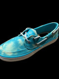 Sperry Women’s Turquoise Tie-Dye Canvas Boat Shoes