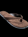 Women’s Brown Cushioned Flip-Flop Sandals
