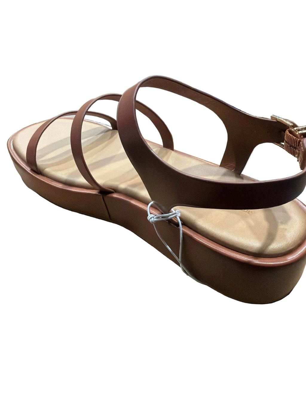 Amazon Essentials Women’s Brown Strappy Platform Sandals