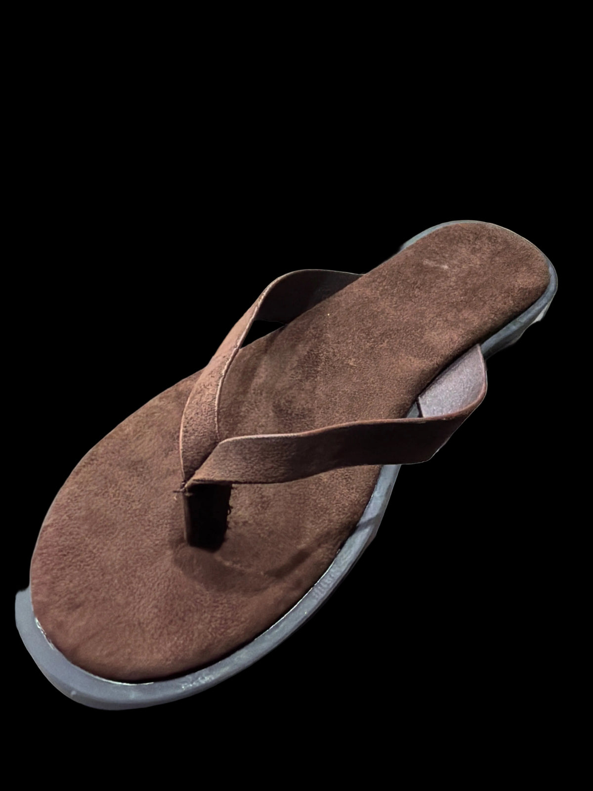 Women’s Brown Cushioned Flip-Flop Sandals