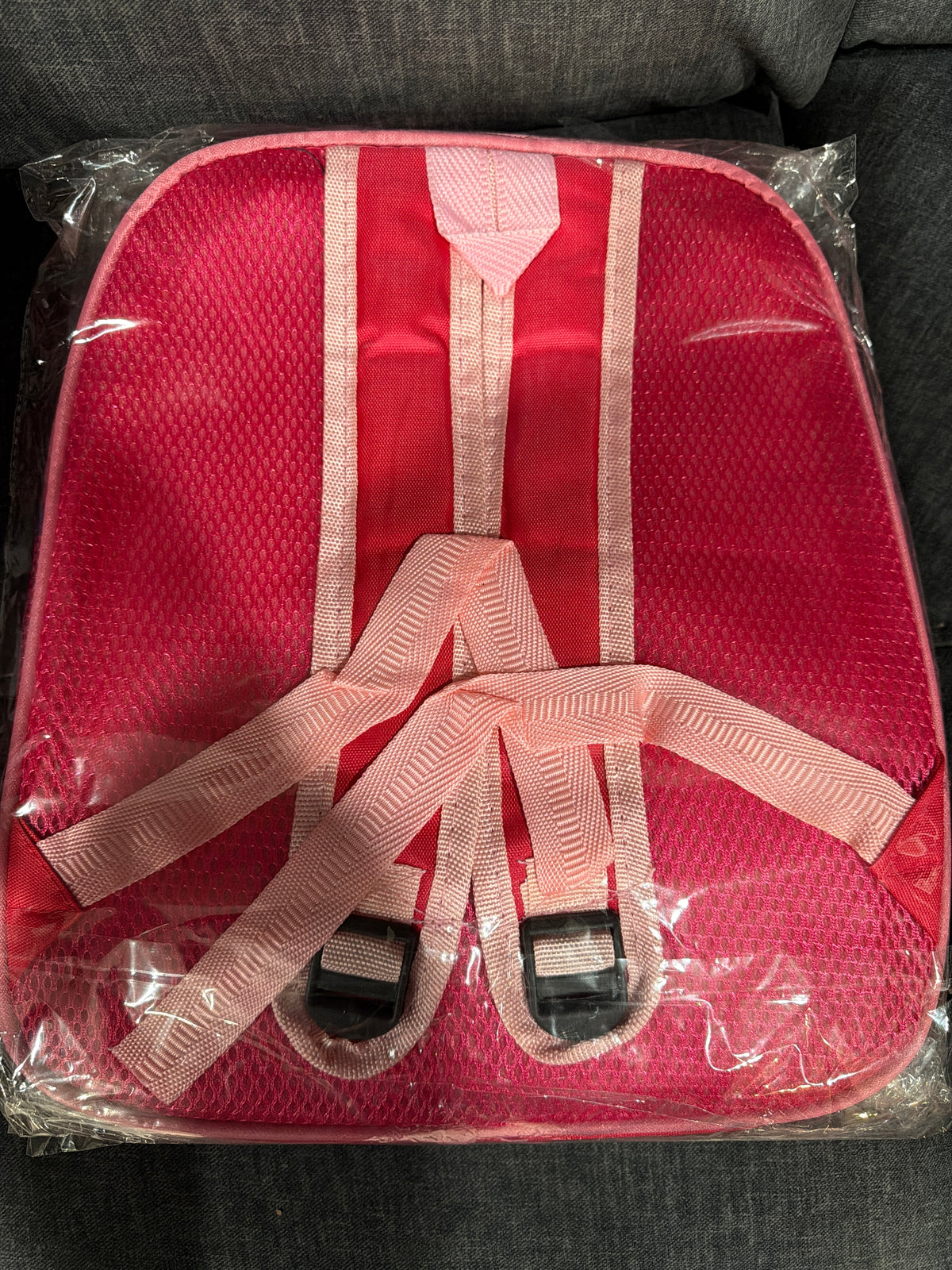 Kids Pink Fairy & Cartoon Car Backpack – School Bag