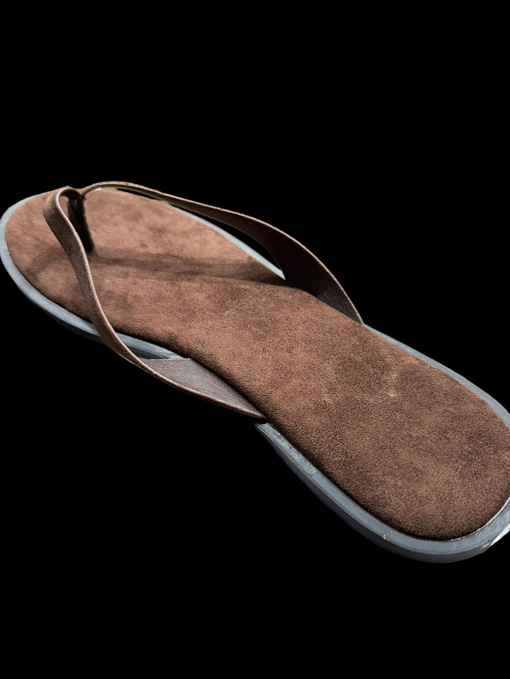 Women’s Brown Cushioned Flip-Flop Sandals