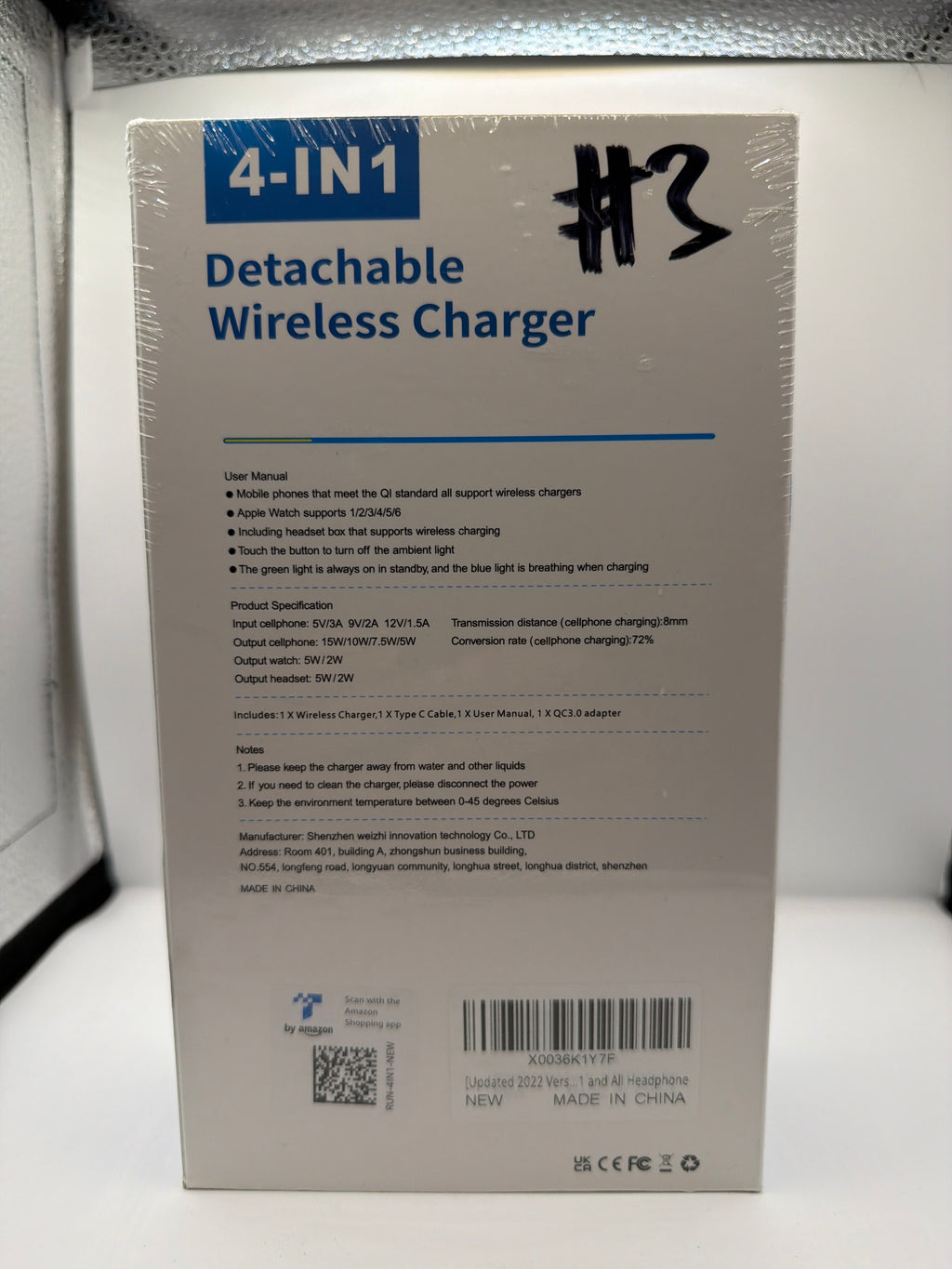 4-in-1 Detachable Wireless Charging Station with Headphone Stand