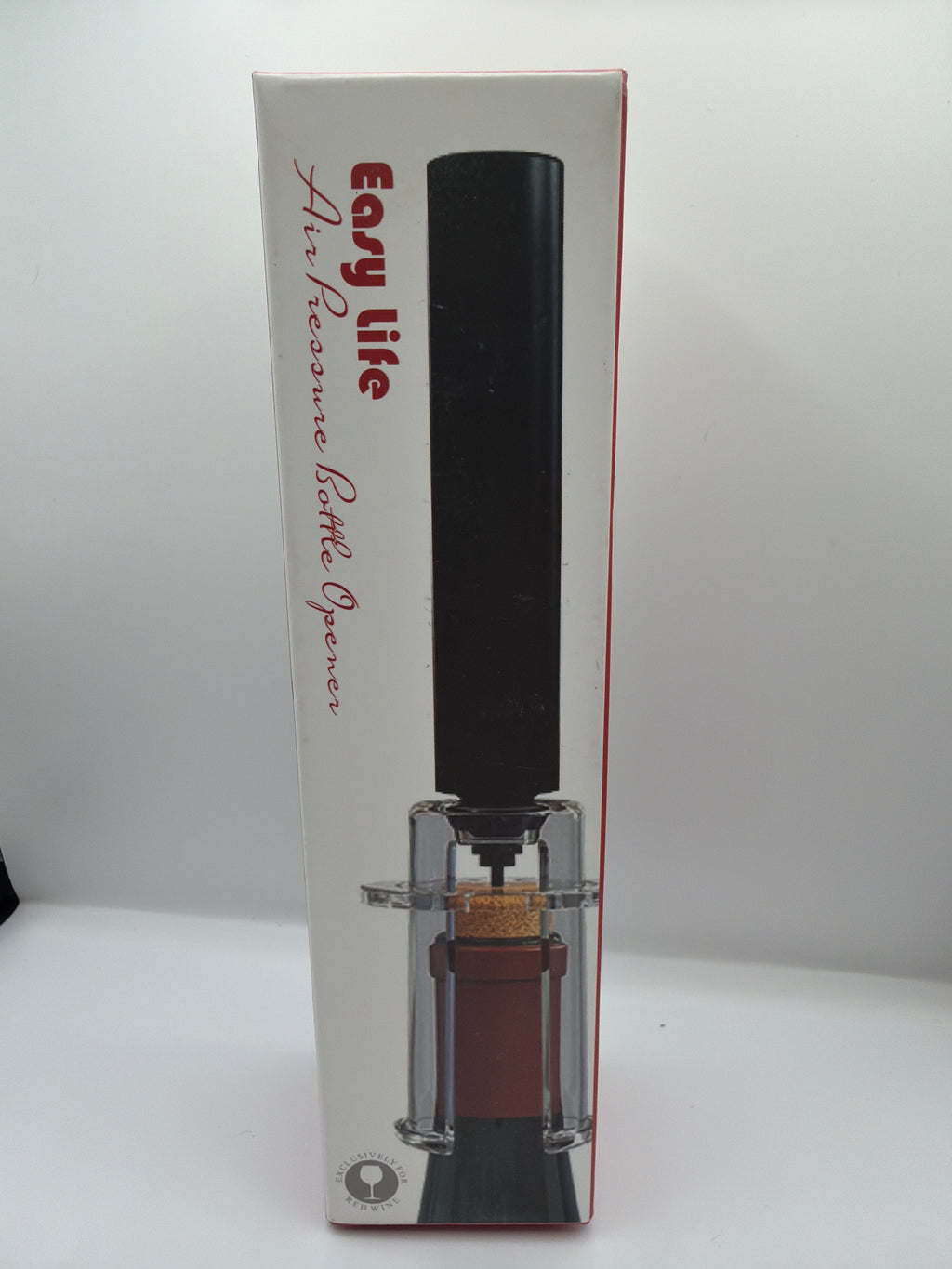 Easy Life Air Pressure Wine Bottle Opener – Black