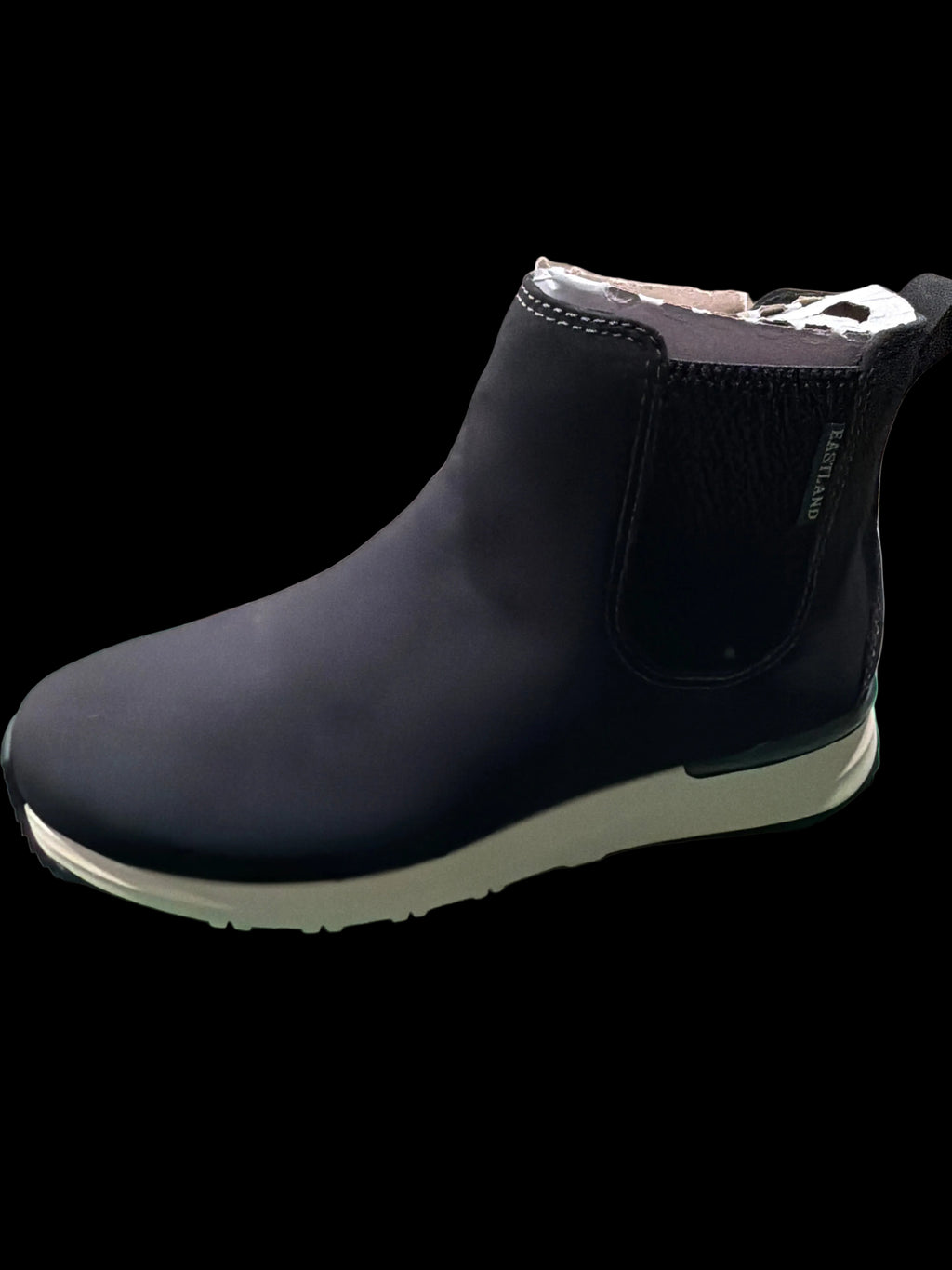 Eastland Women’s Black Side-Zip Comfort Ankle Boots
