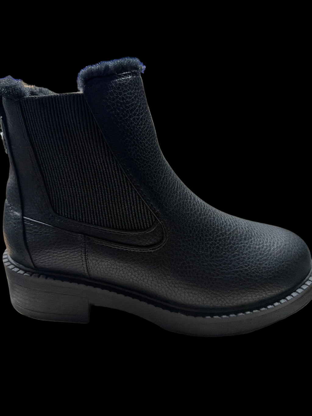 Matisse Women’s Black Pebbled Chelsea Ankle Boots