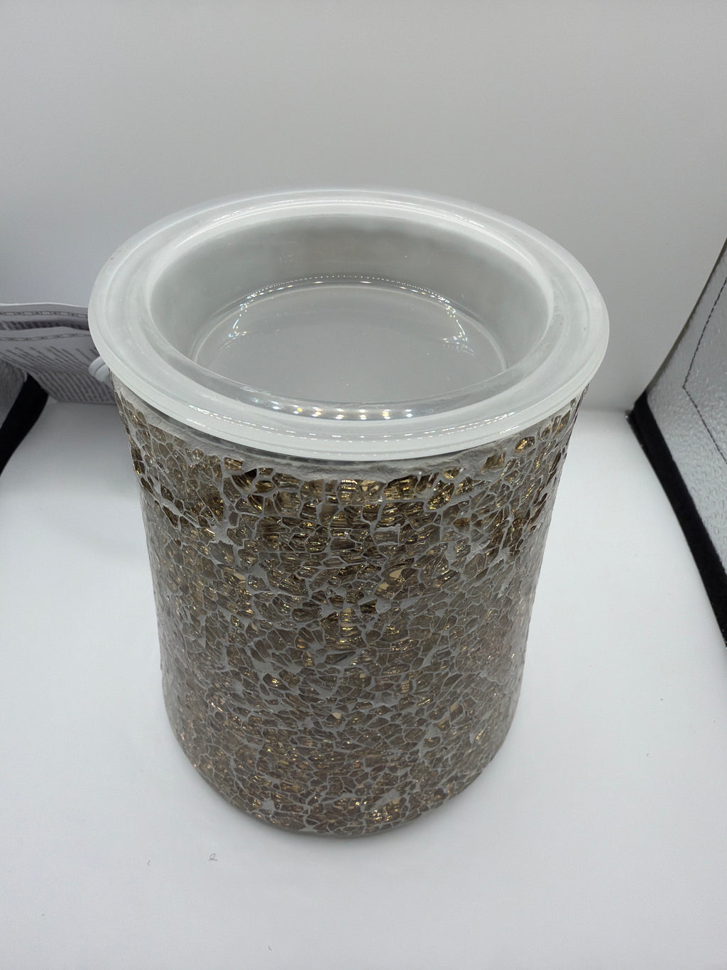 Mosaic Tile Metallic Gold Wax Warmer - Threshold