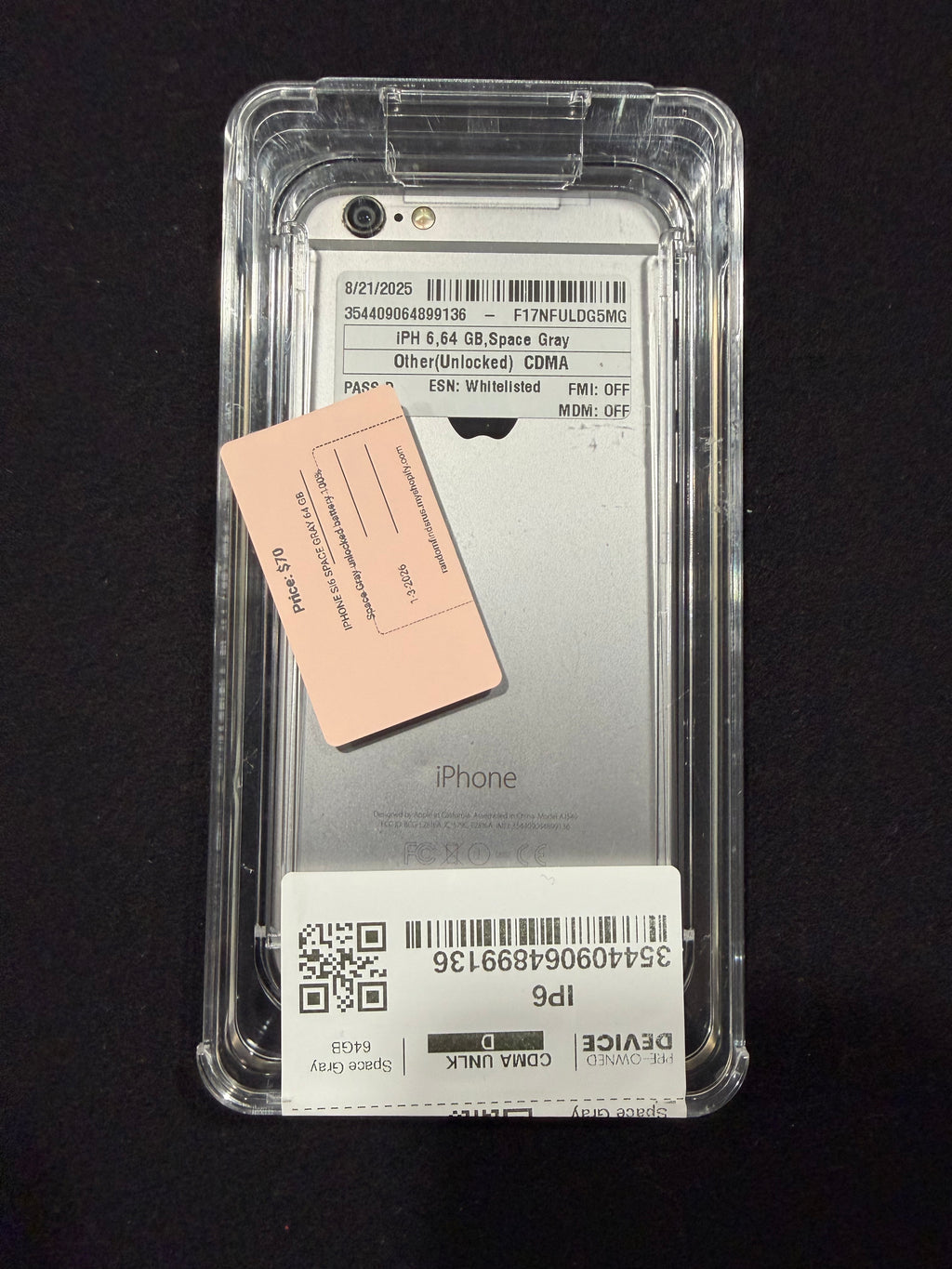 IPhone 6 Space Gray 64Gb