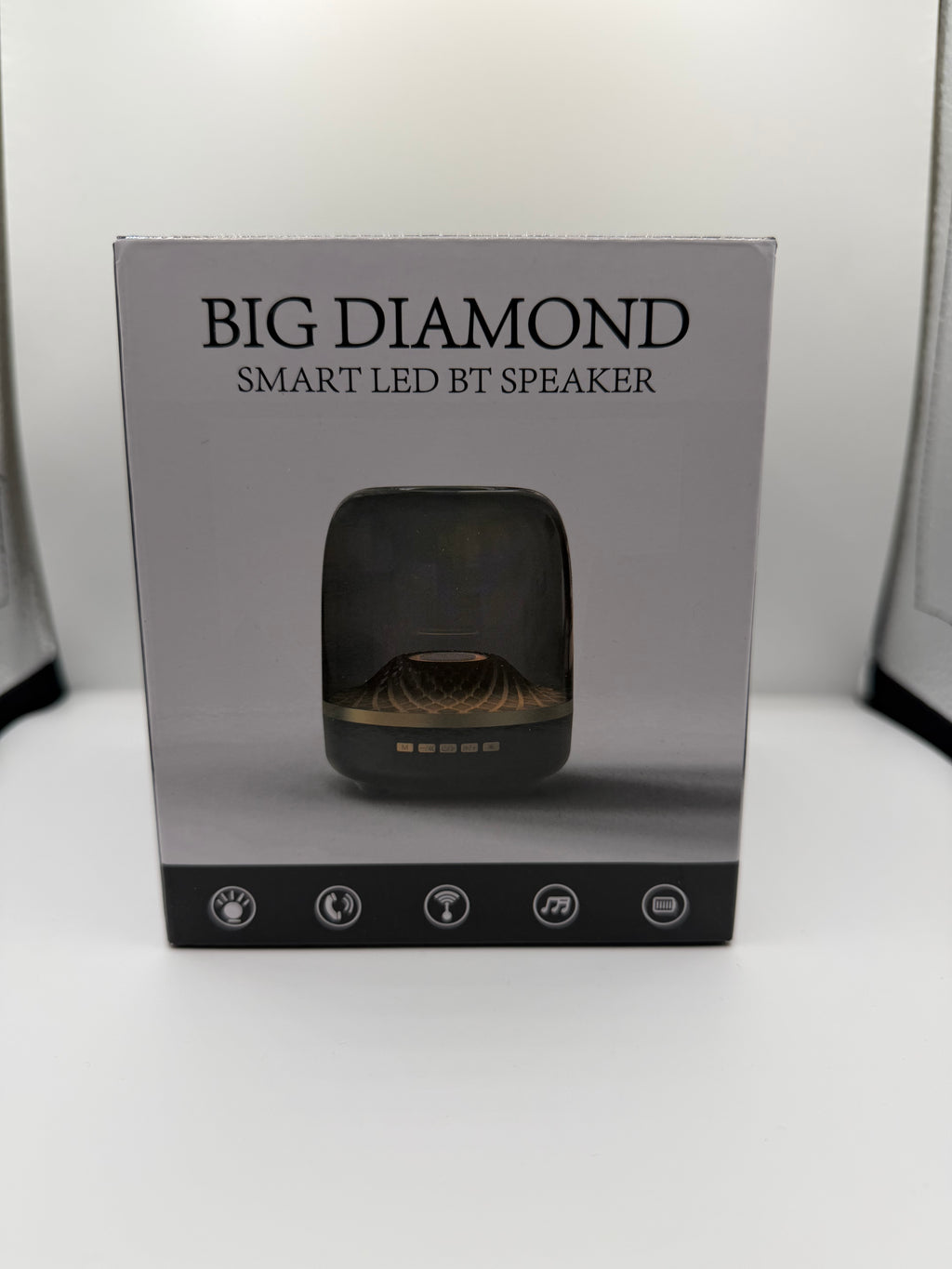 Big Diamond Smart LED Bluetooth 5.0 Wireless Speaker – Rechargeable