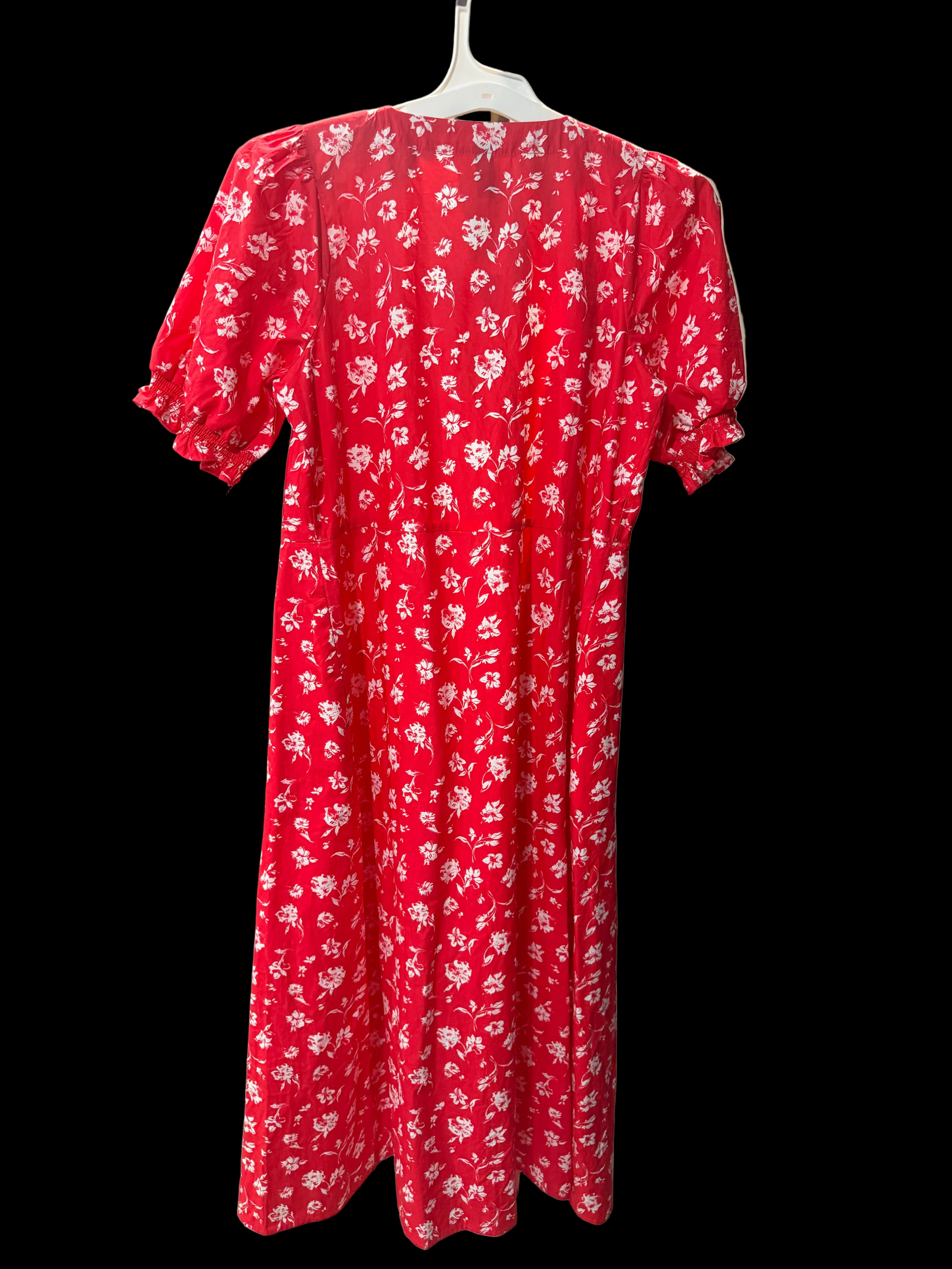 R.Vivimos Women’s Red Floral Kimono Robe and Maxi Cover-Up