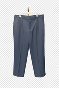 Women’s Navy Pull-On Stretch Dress Pants with Elastic Waist