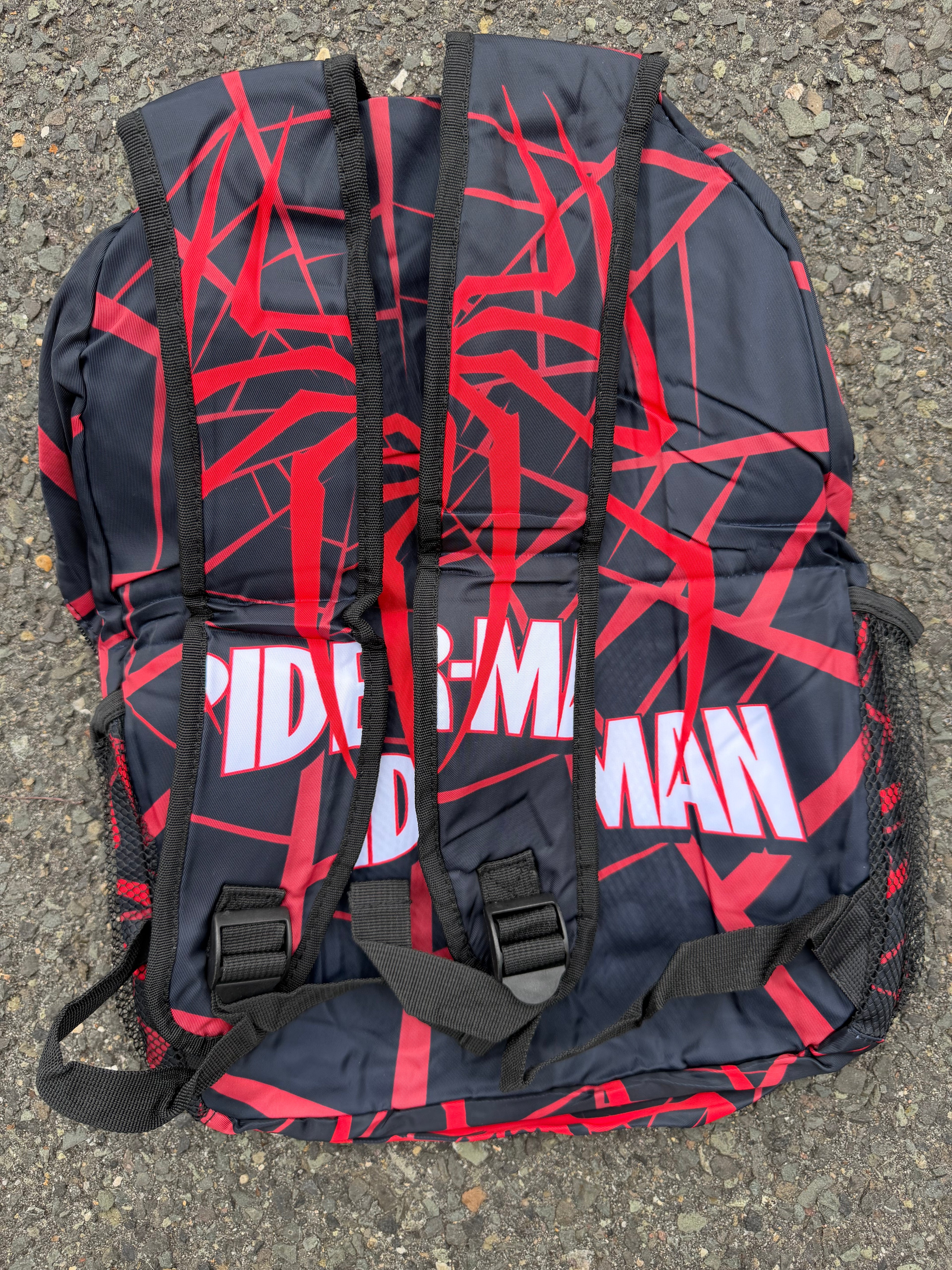 Marvel Spider-Man Black & Red Web 16” Kids School Backpack