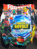 Fortnite Battle Royale Character Collage Plush Fleece Throw Blanket