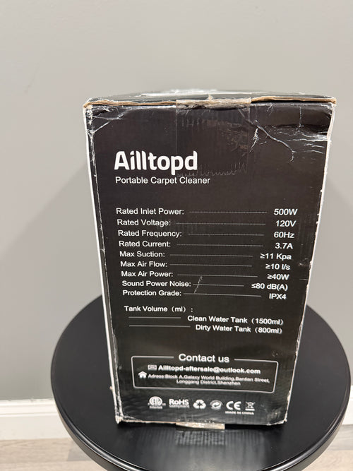 AILLTOPD C5 Portable Carpet and Upholstery Cleaner