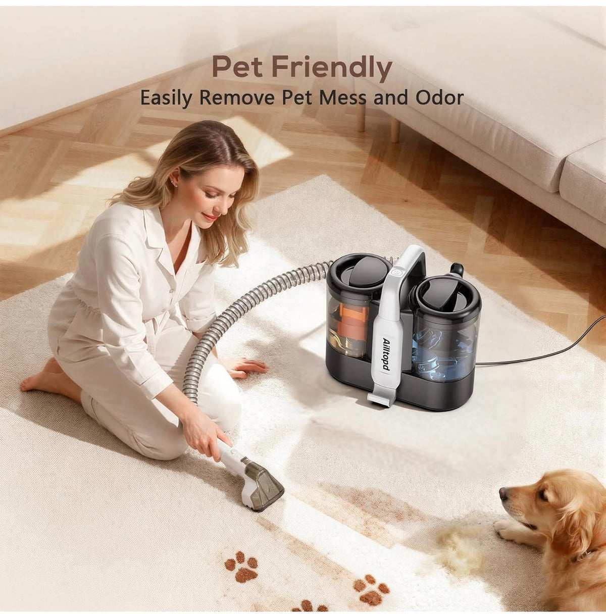 AILLTOPD C5 Portable Carpet and Upholstery Cleaner