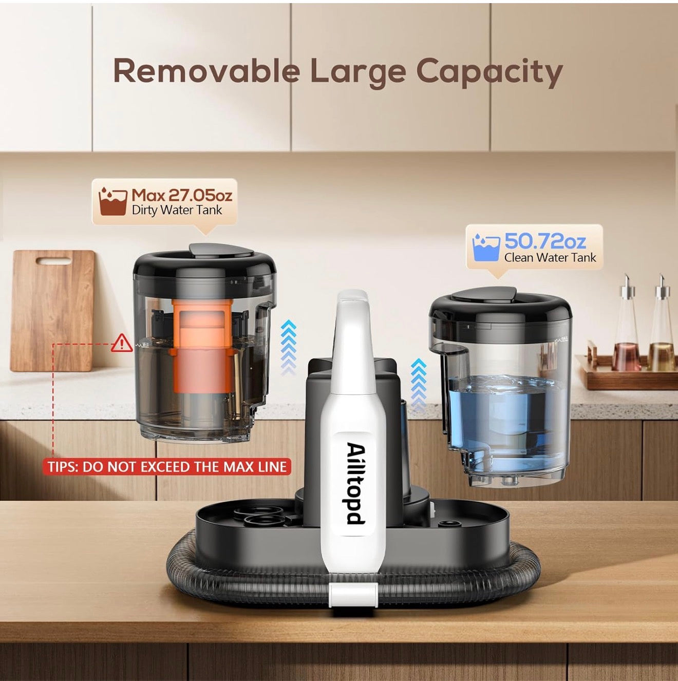 AILLTOPD C5 Portable Carpet and Upholstery Cleaner