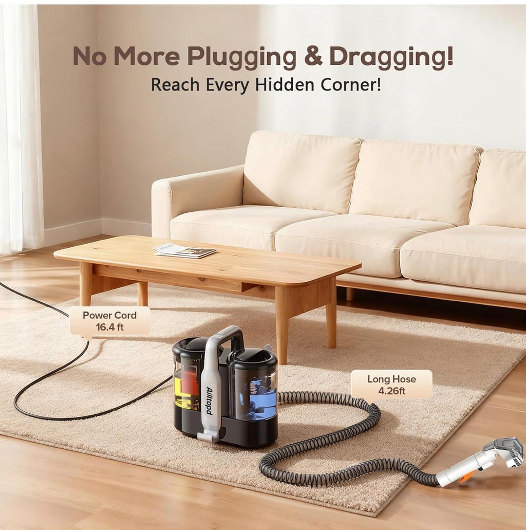 AILLTOPD C5 Portable Carpet and Upholstery Cleaner